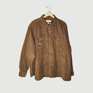 Dapper Boi Tan Corduroy Shacket